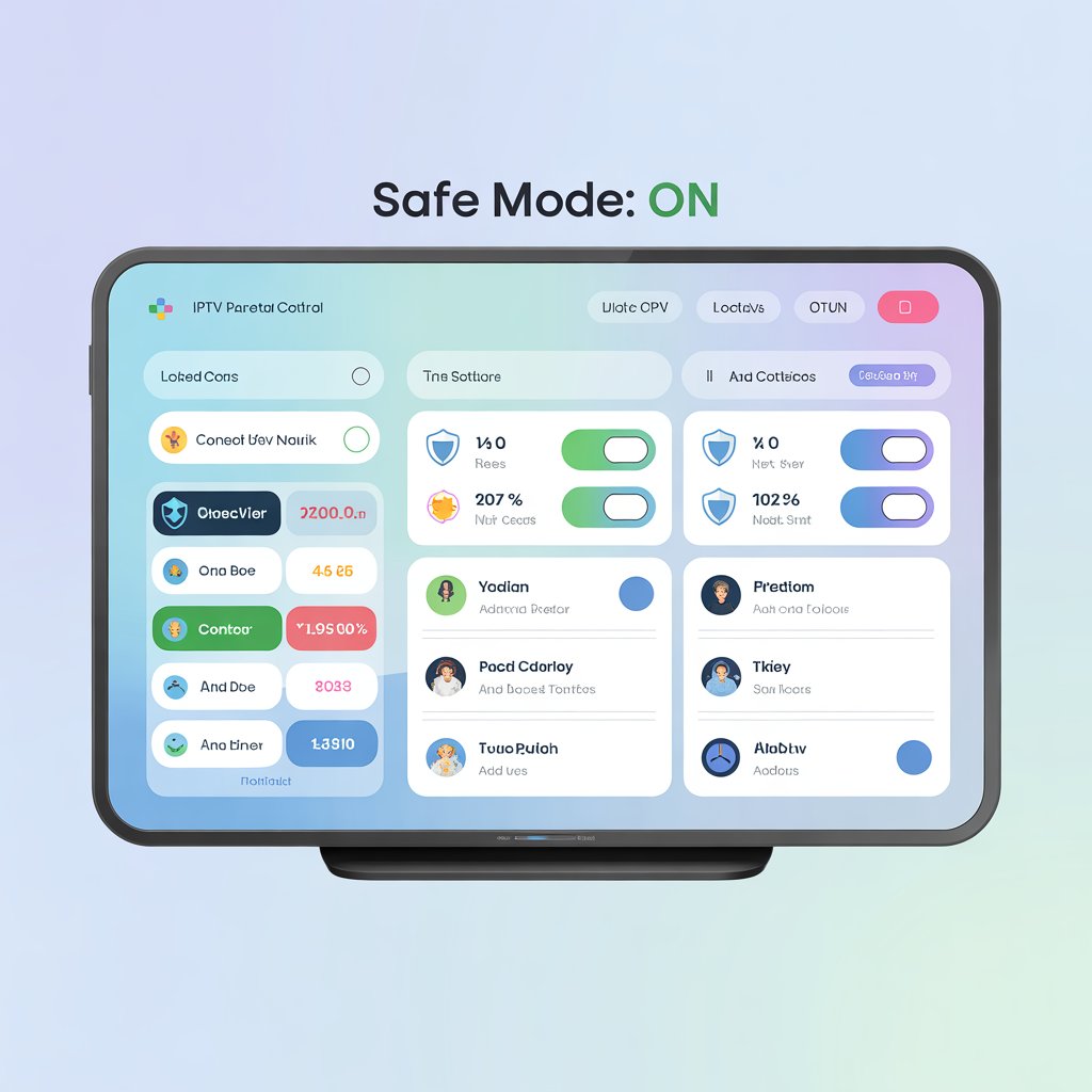 Parental control interface for IPTV