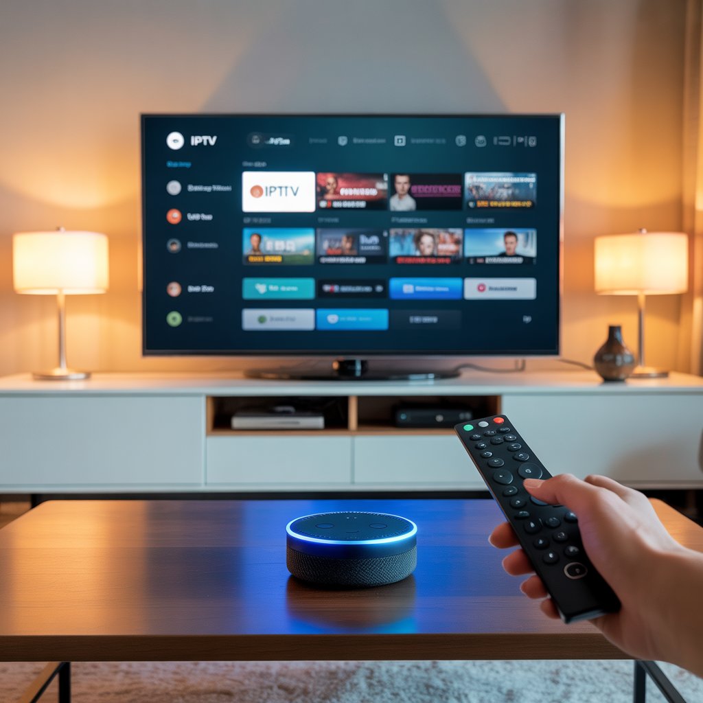 IPTV with Alexa Informational voice commands