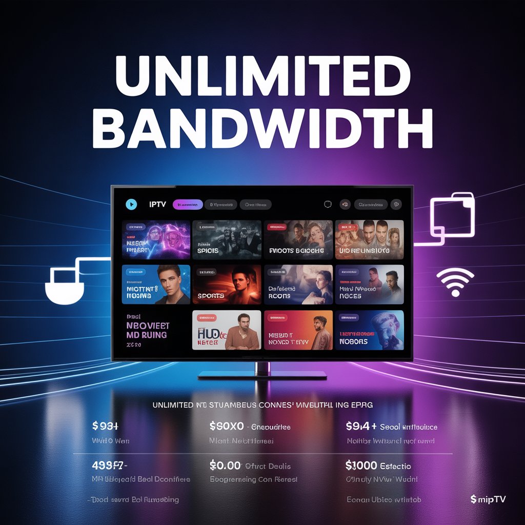 Unlimited iptv plan bandwidth