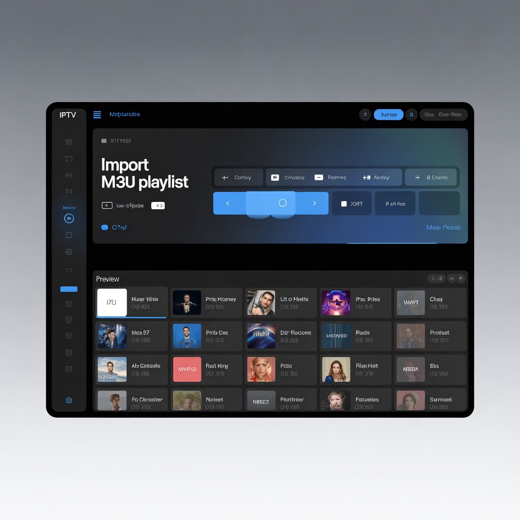 IPTV m3u Playlist Editor