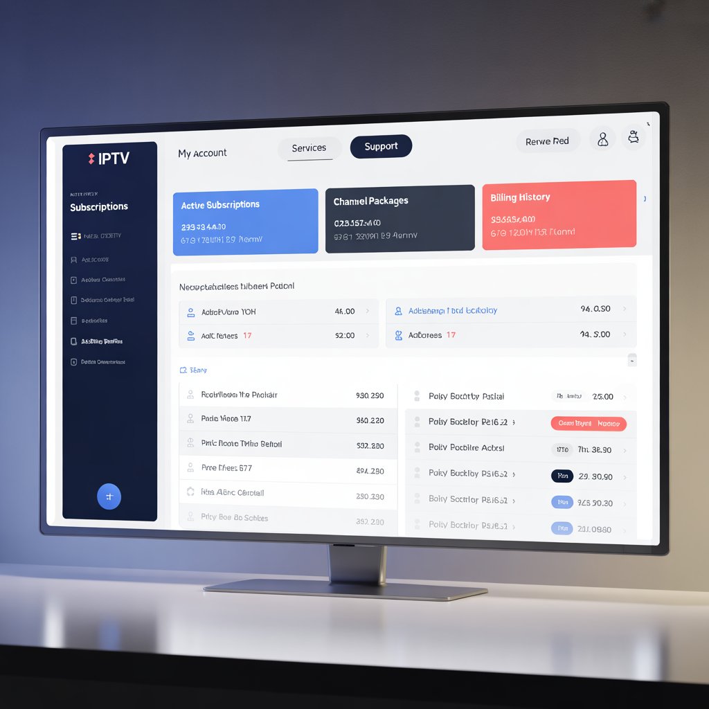 IPTV Subscription Dashboard
