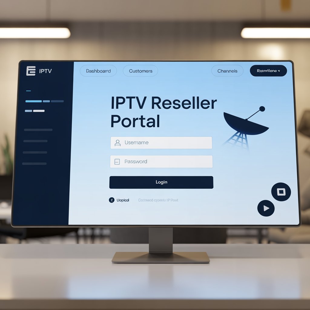 iptv reseller Dashboard