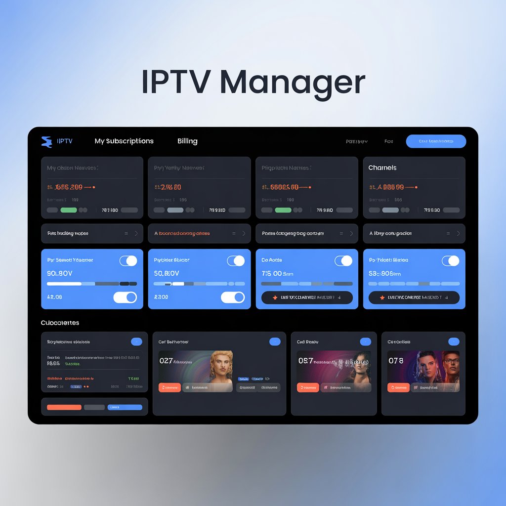 iptv subscription dashboard