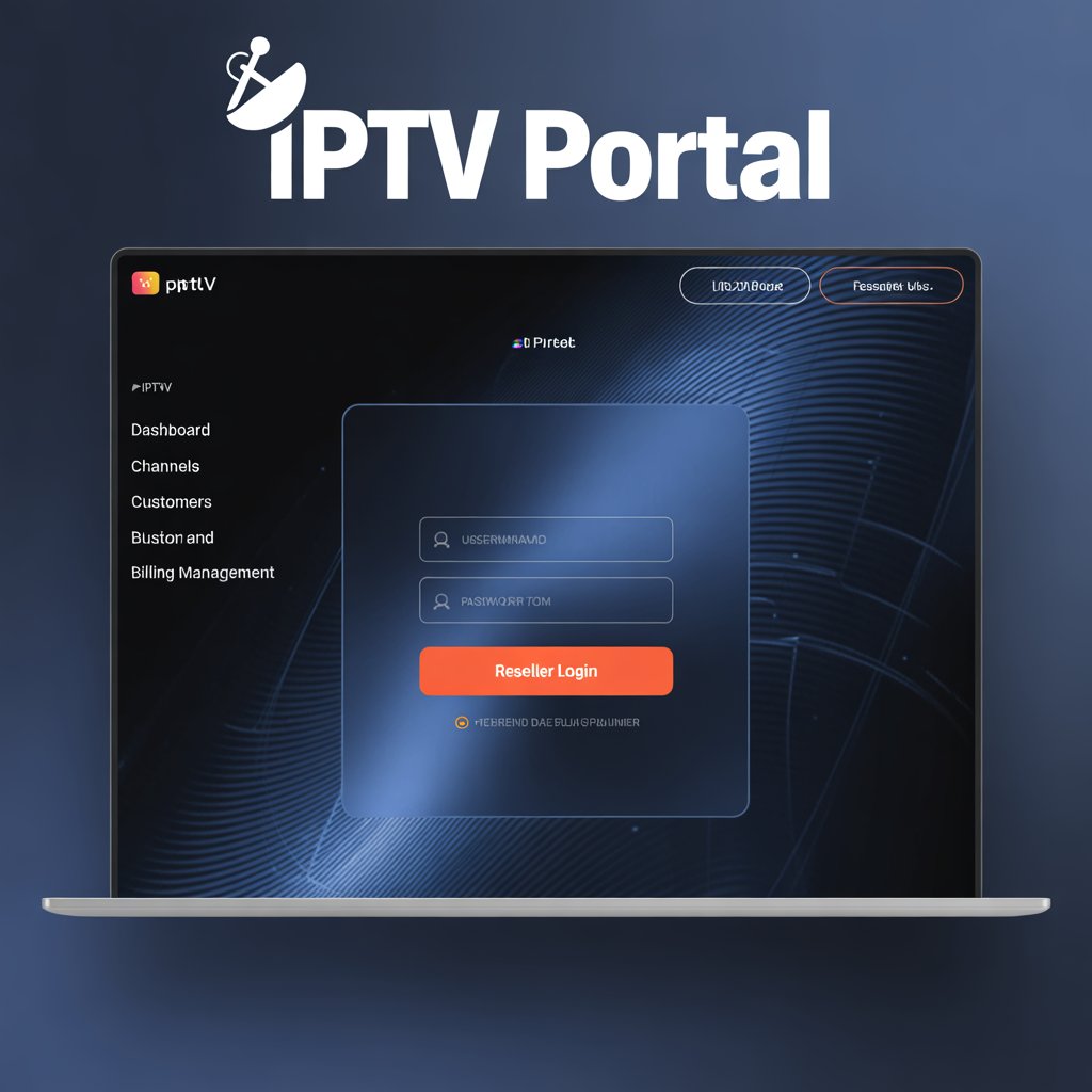 IPTV Reseller Dashboard